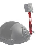 Extensor Em Alumínio Para Câmeras Gopro E Similares - Vermelho