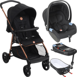 Carrinho Bebe Conforto Base Isofix Ninho Burigotto Lui Cobre