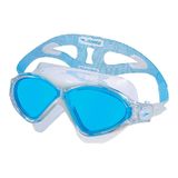 Óculos De Natação Speedo Omega Mask Branco/azul