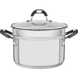 Cozi-vapore Tramontina Aço Inox Astro 20cm 3,6l