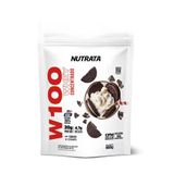 Whey Protein Concentrado W100 Nutrata 900gr Cookies &amp; Cream