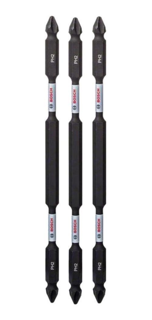 Jogo De 3 Pontas Duplas Para Parafusar Ph2 150mm Bosch