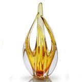 Escultura Em Cristal Murano Âmbar 33cm - São Marcos