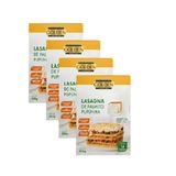 Kit Com 4 Lasagna De Palmito Pupunha Golden 255g