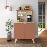 Cantinho Do Café Artely Viena Cor Naturale Com Terracota