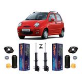 Amortecedores Com Kit Coxim Dianteiro Chery Qq 2012 13 14 15