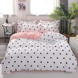 Roupa De Cama Casal Queen 6 Peças Pin Up Com Edredom Bicolor