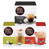 Cápsula Dolce Gusto, 30 Cápsulas Café, Nescau e Cappuccino