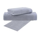 Kit Toalha De Banho + Rosto + Piso 3 Pçs Dual Air Buddemeyer