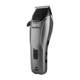Máquina De Cortar Cabelo Britânia Bcr18t Titanium 4 Pentes De Corte 18w Silver