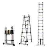 Escada Telescópica Aluminio Fortt 5m 8+8 Degraus - Eta01-5m