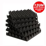 Melhor Kit Com 12 Espumas De Isolamento Acustico 50x50x2 Top