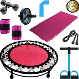 Kit Mini Jump + Caneleira 5 Kg + Halter 3 Kg + Produtos Fit