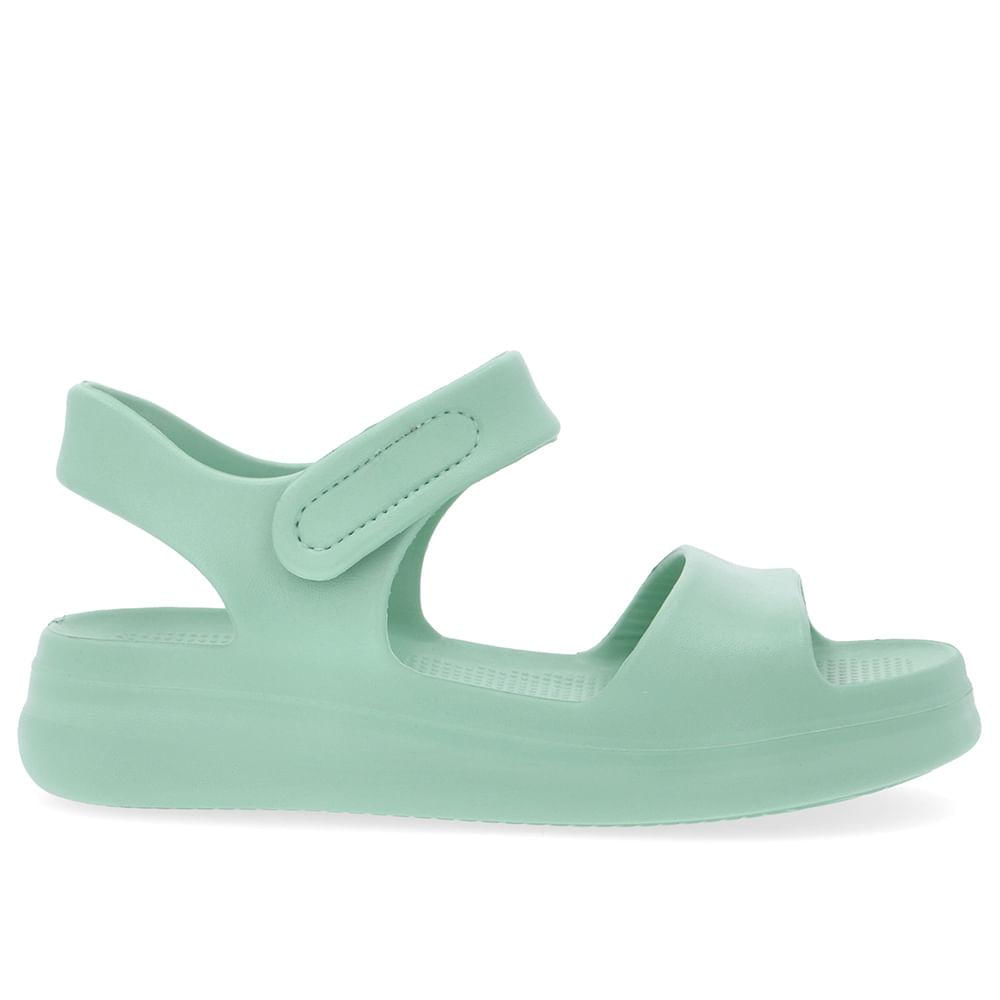 Sandalia Usaflex Plataforma Ref Ak2801 Verde 038