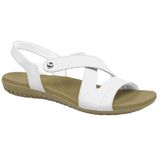 Sandalia Usaflex Rasteira Ref R1804 Branco 035