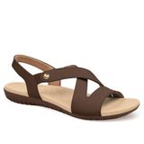 Sandalia Usaflex Rasteira Ref R1804 Chocolate 038