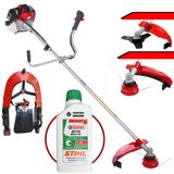 Roçadeira Profissional Com Óleo Stihl Rt52-l Rt52l Toyama À Gasolina 2t 52cc 2hp 10.000rpm Alta Performance E Potência