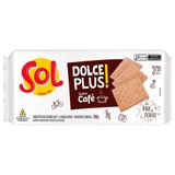 Biscoito Sol Dolce Plus Café 360g - Embalagem Com 20 Unidades