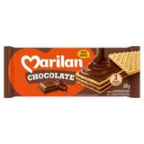 Biscoito Marilan Wafer Chocolate 115g - Embalagem Com 40 Unidades