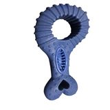 Mordedor Kroco Coxa Wood Texturizado Azul Para Cães - Tam. Único