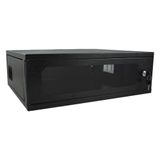 Mini Rack Max Eletron 19&quot; 03u X 370mm Preto