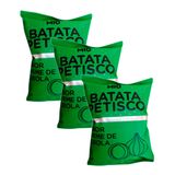 Kit 3 Batata Petisco Mió Sabor Creme De Cebola 45g