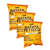 Kit 3 Batata Petisco Mió Sabor Frango Grelhado 45g