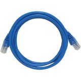 Cabo De Rede Patch Cord Cat6 1 5m Azul Seccon