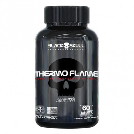 Thermo Flame Caveira preta (120 tabs) - Black Skull