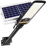 Luminaria Solar Externa 1500 Lumens 84 Leds 80w Com Controle Remoto, 1 Unidade, Ruokid, Preto