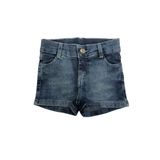 Shorts Jeans Feminino Básico + cinto grátis