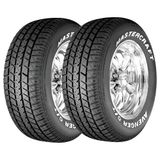 Jogo 2 Pneus Mastercraft By Goodyear Aro 15 Avenger G/t 255/60r15 102t - Letra Branca