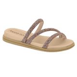 Sandalia Beira Rio Tira Pronta Ref 8488.108.27332.96117 Ouro Rosado/aurora Boreal 035