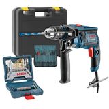 Furadeira Impacto 650w Bosch Gsb13re Gsb 13 + Acess 220v