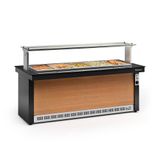Carro Buffet Termico Self Service Gbta-200 Preto Linha Vitra Sem Cuba 220v - Gelopar