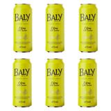 Kit 06 Latas Energético Baly Citrus Limão Siciliano 250ml