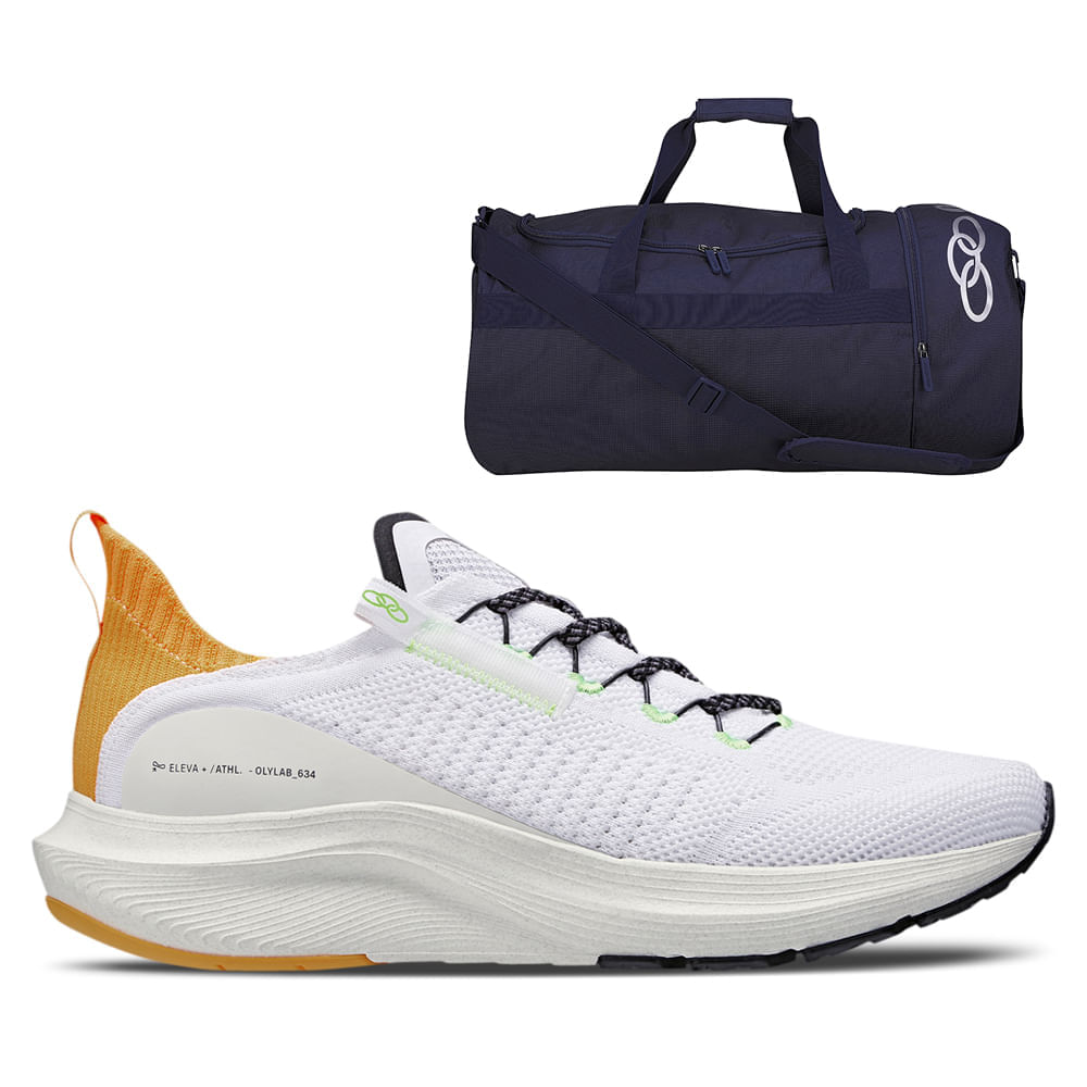 Kit 1 Tênis Olympikus Reverso 2 E 1 Mala Gym Bag