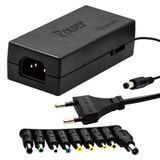 Fonte Carregador Para Notebook Universal Computador Bivolt 9 Plugs