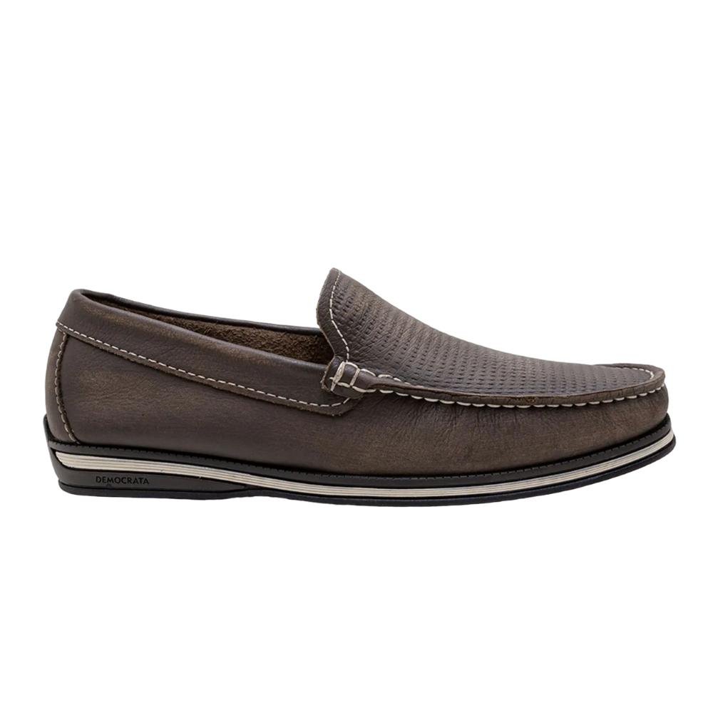 Mocassim Democrata Easy Ted Ref 135201 Cinza 043