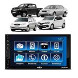 Kit Multimídia Corolla Hilux Etios 7 Polegadas Mp5 Rádio Bt Usb Espelhamento