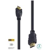 Cabo Hdmi 2.0 Para Mini Hdmi 4k Ultra Hd 3d 2 M