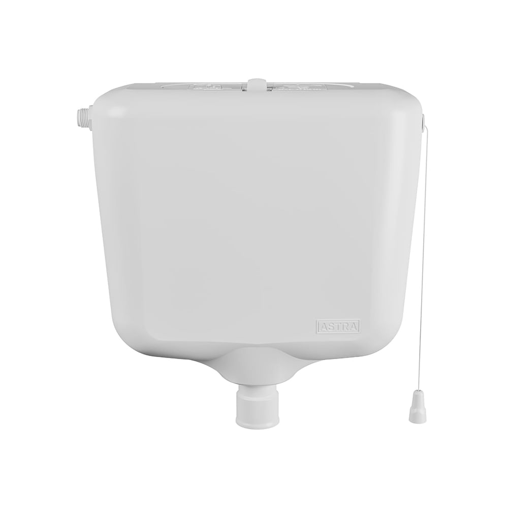 Caixa De Descarga Elevada Astra C17/s Controlada 6 / 9 Litros Branco