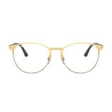 Armação De Grau Ray-ban Optics Dourado 0rx6375 3133 53