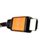 Cabo Hdmi Evus3,0m V2.0 4k Ouro M/ M C-050 6,5mm