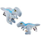 Pelúcia Dinossauro Velociraptor Blue Com Som Jurassic World Dominion Mini - Mattel - Hhb25