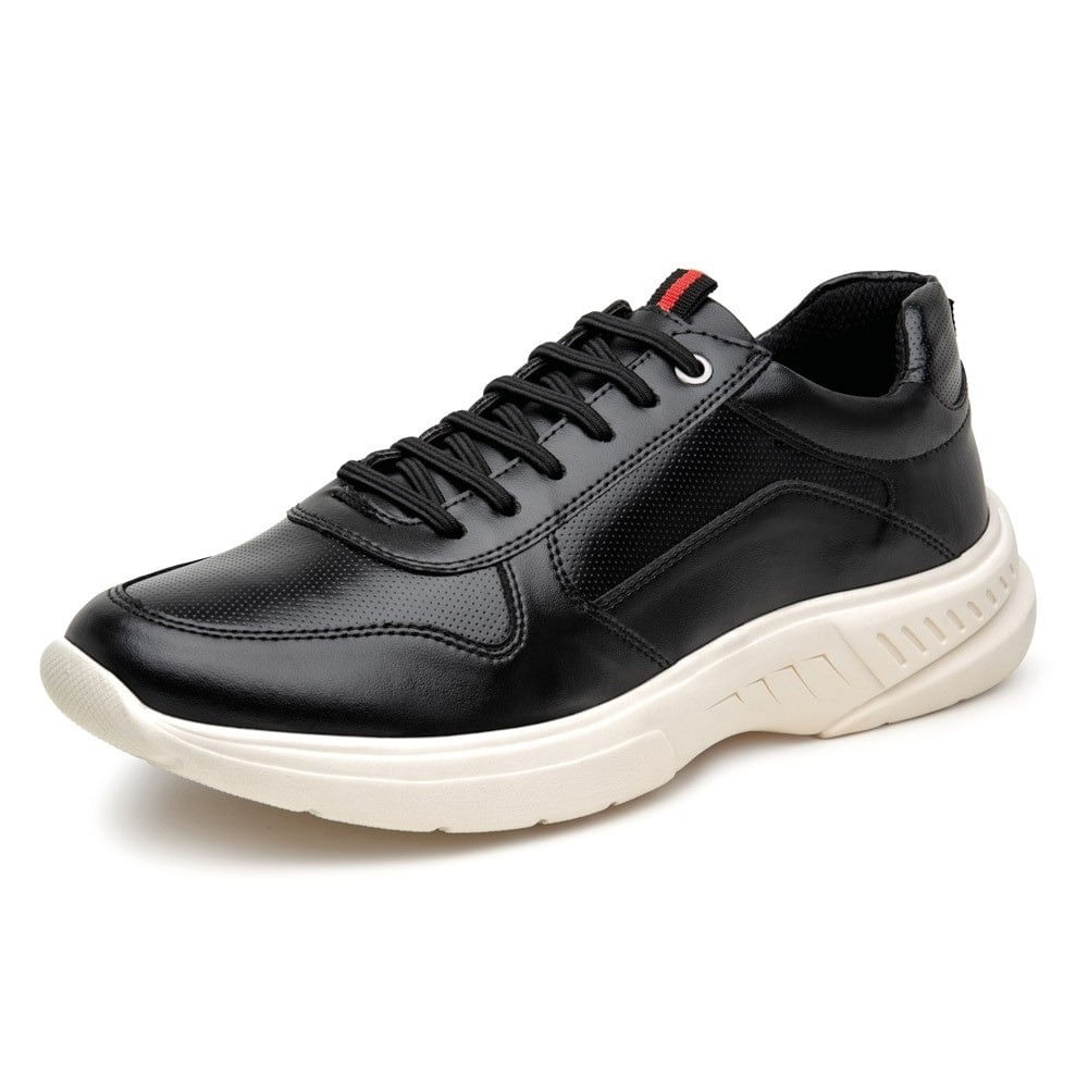 Tenis Sneaker Sola Robusta Masculino Moderno Almofadado Com Espuma Absorção De Impacto Caminhada