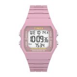 Relógio Timex Feminino Digital Rosa 40mm Silicone Casual