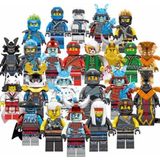 Boneco Blocos De Montar Ninjago Lloyd Jay Kay Zane Kai Cole