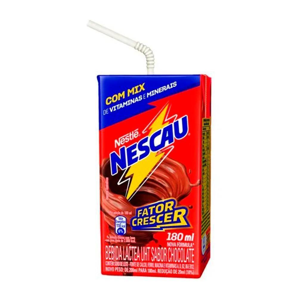 Bebida Lactea Nestlé Nescau Pronto Pra Beber 180ml