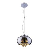 Pendente/plafon Em Vidro E Cristal Attractive 21cm G9 Lustre